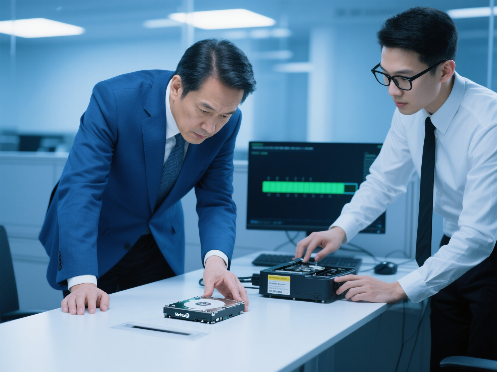 硬盘无法读取,希捷ST2000DM001+企业客户张总数据恢复成功